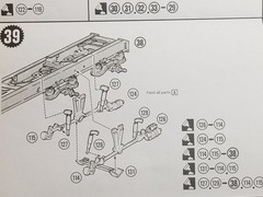 Kenworth Aerodyne Cab Over REAR SHOCK ABSORBERS from AMT 1:25 Model Kit SHOCKS