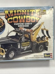 Vintage 1978 Revell Midnite Cowboy Custom Chevy Wrecker 125 Model Kit H-1383 NEW