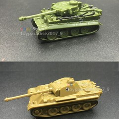 1:144 WWII Military Army Armor Tiger Panther Tank Assembled Model SdKfz 181 171