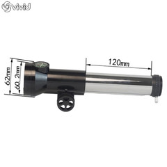 60mm Focuser 0-120mm DIY Refractor Astronomical Telescope Mount 1.25” w Compass