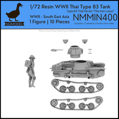 NUMODEL NMSIA400 | 1/72 Resin WWII Thai Thailand Type 83 Light Tank Model Kit