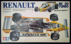 TAMIYA 1/12 MODEL KIT RENAULT RE-20 BIG SCALE SERIES COMPLETE F-1 RACE CAR