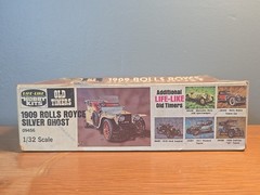1967 LIFE-LIKE HOBBY KITS OLD TIMERS ROLLS ROYCE SILVER GHOST 1909