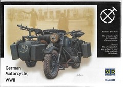 Master Box WWII German Motorcycle in 1/35 28 ST