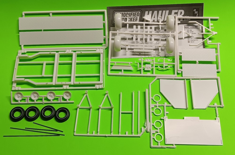 Trailer Hauler Modified Stocker 1/25 1953 Ford Pickup AMT Dual Axle Tilt Bed