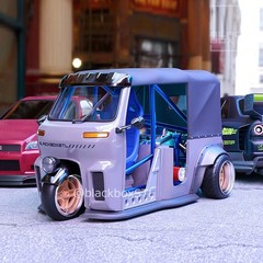 1:24 Scale Turbo TUK TUK Full Model Kit, Resin Printed-Unpainted,Un-Assembled