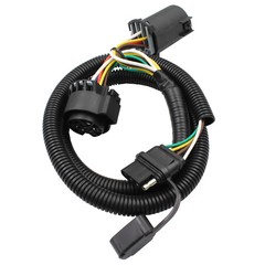 4 Way Flat Plug To 7 Way Trailer Connector For Ford F-250 F-350 F-550 F-450