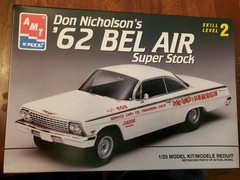 AMT Don Nicholson’s ‘62 BelAir SS New Open Box Sealed Bag VHTF