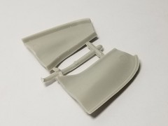 1951 Chevrolet Bel Air FRONT INNER FENDERS from AMT 1:25 Model Kit 51 Chevy