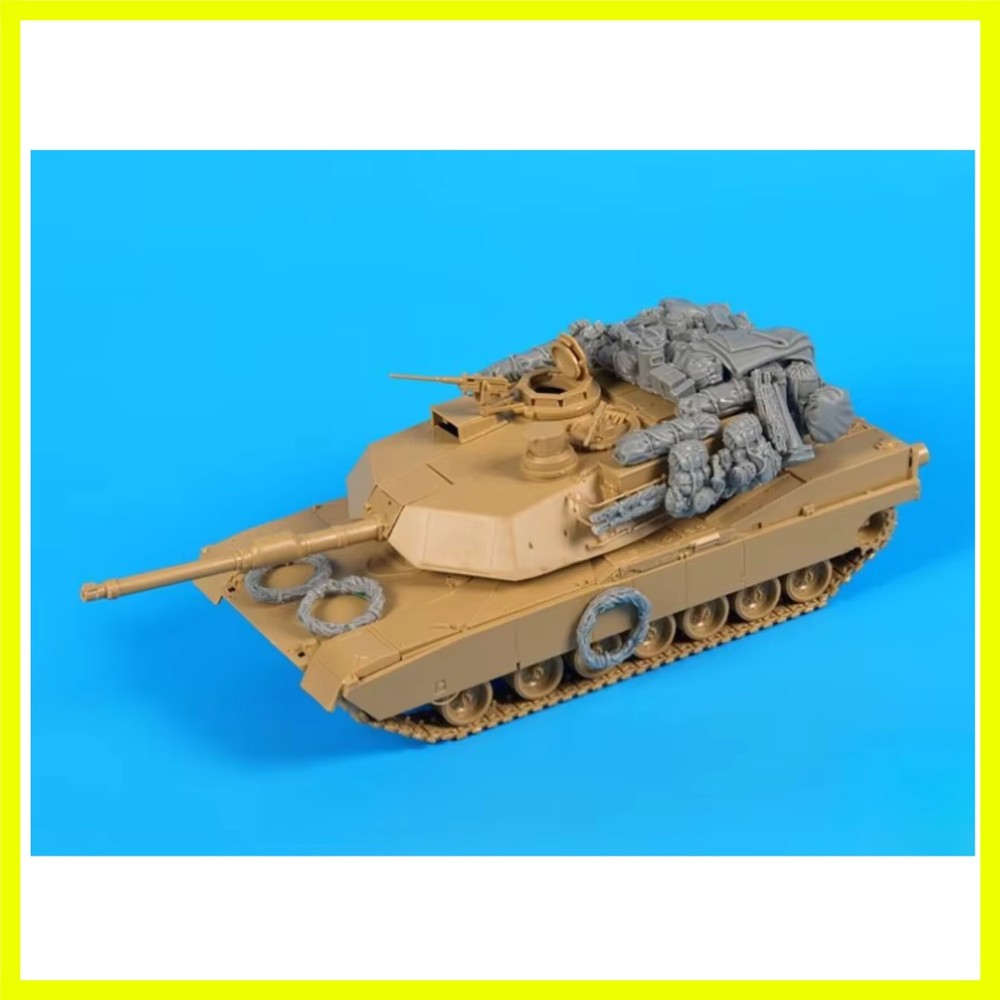 1/48 Scale Die-Cast Resin Model Assembled Kit M1A2 Abrams Accessories Set (No…