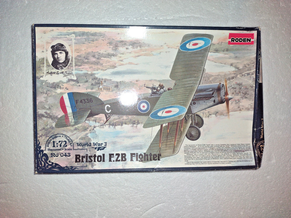 Roden WWI British Bristol F2B Fighter Biplane 1/72 rd0043