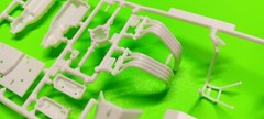 70 1970 Plymouth Duster Funny Car 1/24 426 Motor Frame Axle Rear End Roll Cage
