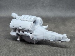 Shelby GT350 5.2L Mustang Voodoo model engine resin 3D printed 1:24-1:8 scale