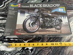 Motorcycle Model Kit. Vintage Revell 1952 Vincent Black Shadow Series C.