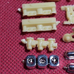 Custom Tri Power Engine 1936 Ford Roadster 1:25 Scale Model Car Part AMT