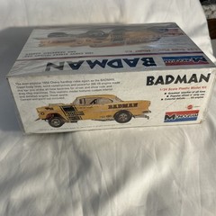 1973 Monogram Badman ’55 Chevy Street Funny Car Gasser 1:24 Factory Sealed !