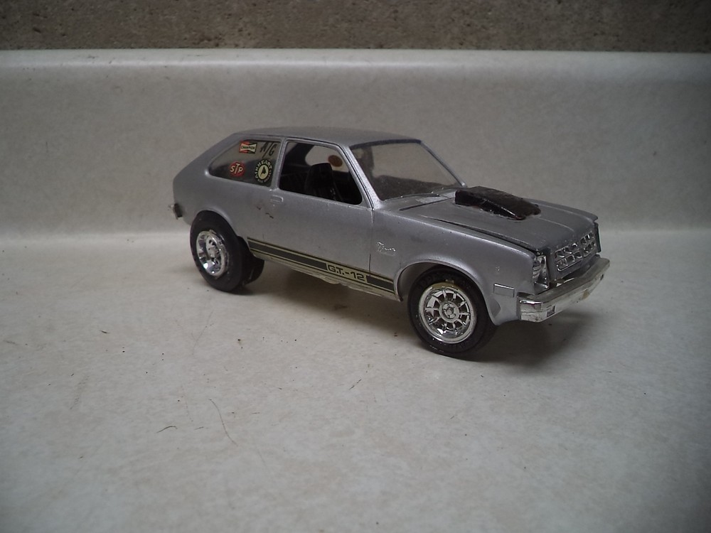 MPC 1/25 Chevy Chevette Built Junkyard Parts or Repair