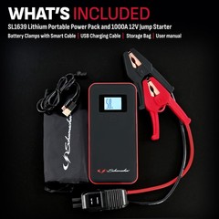 Schumacher Electric 1000 Peak Amp 12V Portable Lithium Car Battery Jump Starter