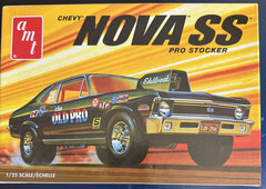 AMT 1142 Chevy Nova SS Pro Stocker Parts Kit Bash Chrome Engine Part #500