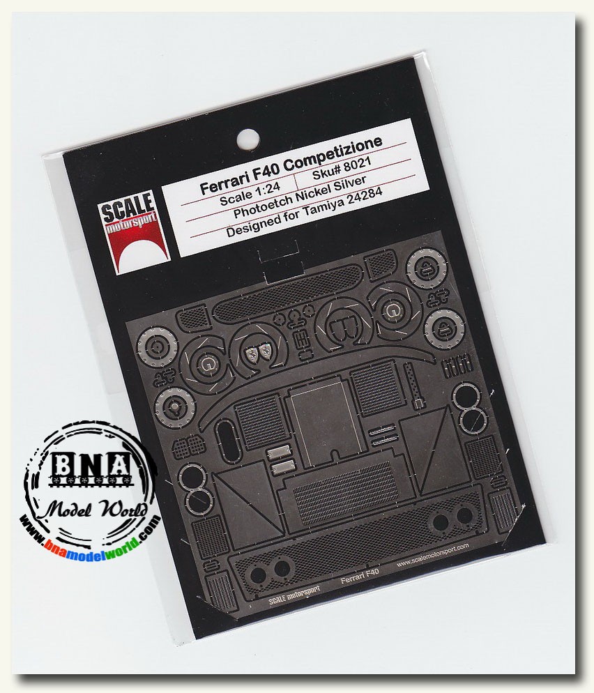 Scale Motorsport 1/24 F40 Competizione PE Set for Tamiya #24284