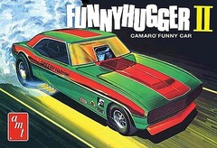 AMT Funny Hugger II Chevy Camaro Funny Car Skill 2 – Plastic Model Car Kit