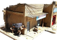 Dioramas Plus DP26 “Shorted Out” Middle East Ruins 1/35 Scale Diorama Base Model