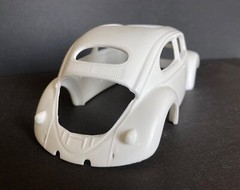 1957 VW CHOPPED OVAL WINDOW RESIN CONVERSION KIT for 1/24 TAMIYA 1966 VW KITS
