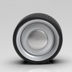 1:18 20 inch Steel Smoothie Wheels with Low Profile Tires