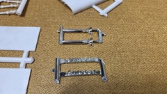 Autocar DC9964B Dump Truck CAB HOOD FENDERS 1:25 AMT NEW Model Kit PARTS