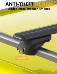 Tuyoung 260lbs Roof Rack Cross Bars 56? Thick Aluminum Universal Crossbars Roof