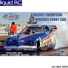 Atlantis Models H1499 1/16 Mickey Thompson Marines Funny Car Plastic Model Kit
