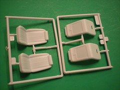 Lot of 2 1969 69 Chevy Nova COPO SS 1/25 Interior bucket seats factory stock
