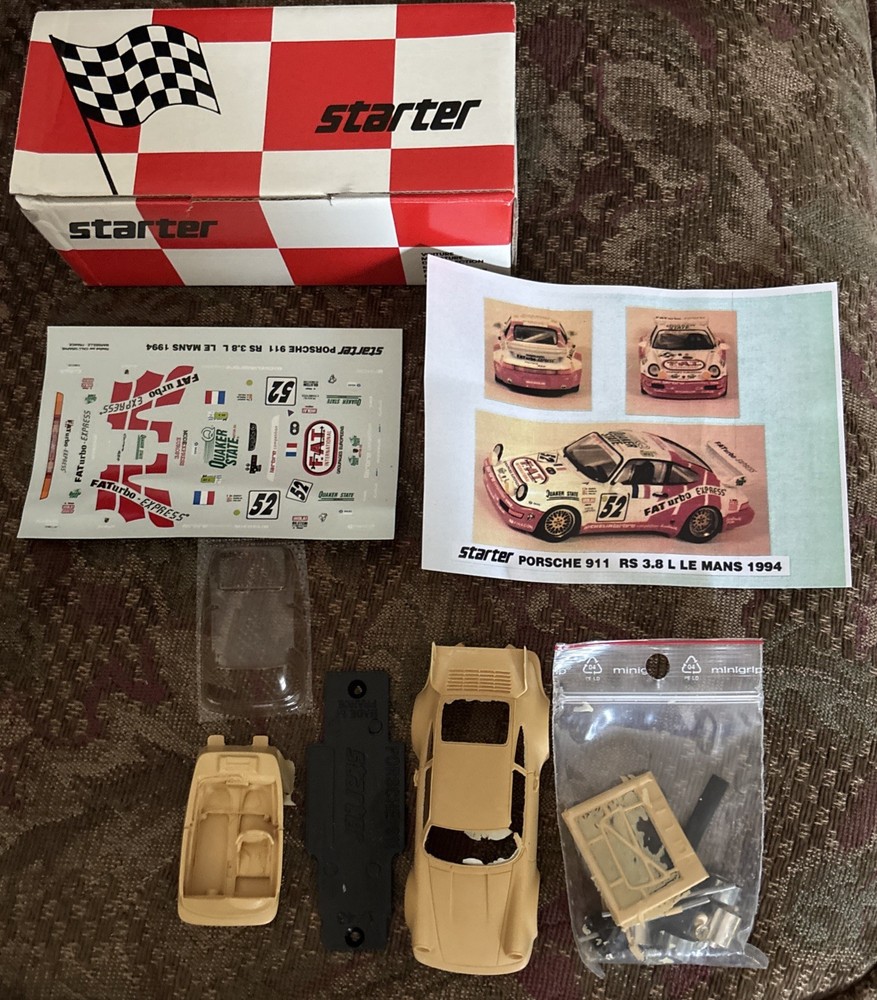 Starter Le Mans 1994 Porsche 911 RS FAT Resin Kit 1:43 Made In France
