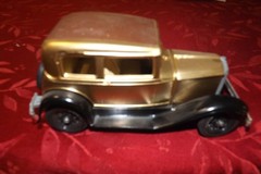 HUBLEY FORD VICKY METAL MODEL KIT HOT ROD PARTS REPAIR 1:20 JUNKYARD GOLD BLACK