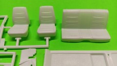 1968 Dodge Charger RT 1/25 Drag Strip Stock Interior Tub Bucket Seat Roll Cage