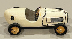 Vintage Custom Built Wood Midget Racer Model Indy 500 Marx Slush Race Stock Car