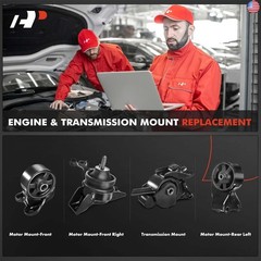 A-Premium 4PCS Engine Motor Mount and Transmission Mount Kit [Automatic
