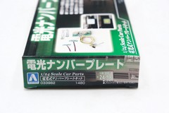 Aoshima 1/24 Scale Car Parts LED License Illuminated Number Plate Kit US Seller