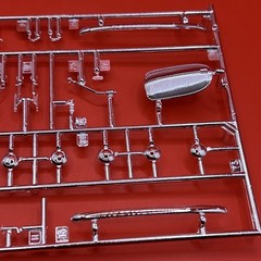 1937 Ford Truck Revell Chrome Grill Bumpers Wipers Shift Model Parts 1:25 New 3