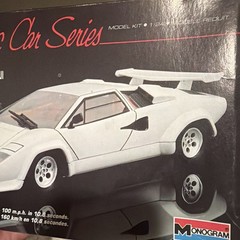 Monogram Excited Car Series Lamborghini LP500s 1/24 Open Box Sealed Parts