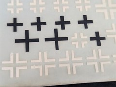 Squadron/Letraset* A4 Instant Lettering Sheet #S13780 German Armor Unit WW2 READ