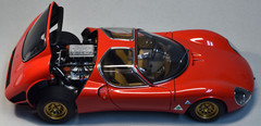 Race Car 1 18 Classic Vintage Racing 24 Custom Concept Carousel Red 12