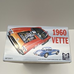 MPC 1960 Corvette 1:25 Plastic Customizing Model Car Kit Unassembled MPC830/12