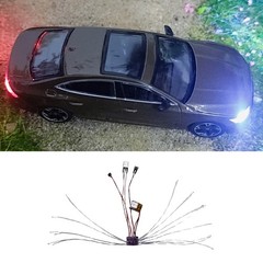 1/64 police Model cars LED For Modific Remote Control Lighting Electronic kitLwp