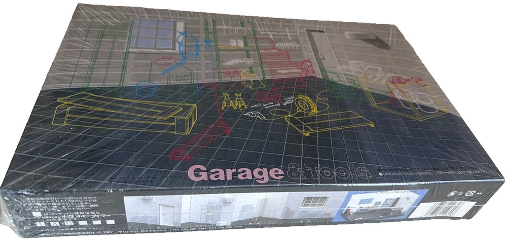 Fujimi 1/24 Garage Tools Model Kit NOS 1987 Japan Diorama Set Sealed