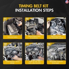 OCPTY Timing Belt Kit Compatible for 1999-2006 for VW for Golf 1999-2005