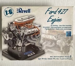 Revell Ford 427 Engine Model Kit 1:6 Scale Plastic Painted 85-1443 2007 NEW NOS
