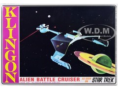 SKILL 2 MODEL KIT KLINGON BATTLE CRUISER “STAR TREK” 1/650 SCALE BY AMT AMT1428