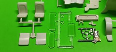 1940 Willys Pickup Truck Gasser 1/25 AMT Body Cab Glass Interior Tub Bed Box Lot