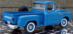 57 Chevy 1957 Pickup Truck Built Vintage Classic Race Car Metal Model 55 1955